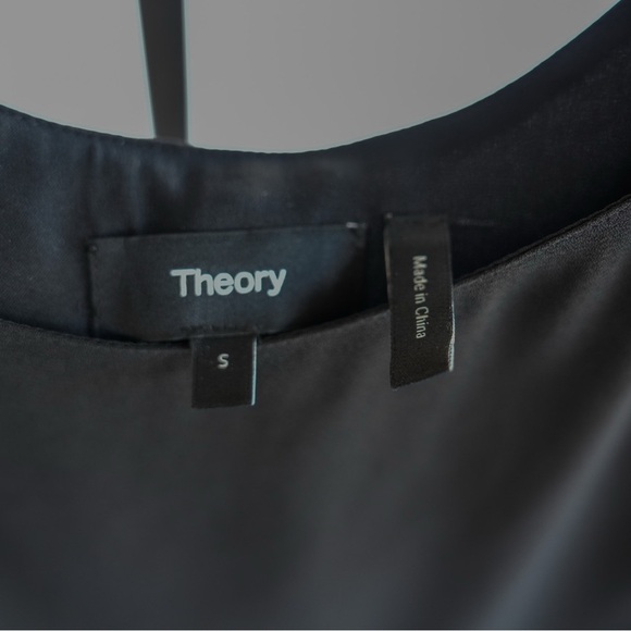 THEORY Black Dress with Butterfly Sleeves - Picture 11 of 12